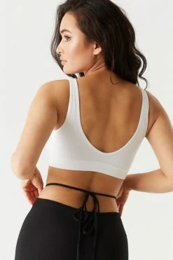 Stitches Ladies Seamless Ribbed Low Back Bralette