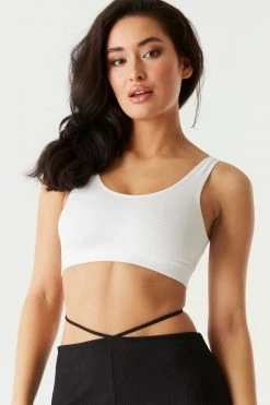 Stitches Ladies Seamless Ribbed Low Back Bralette