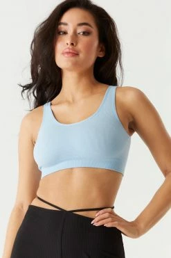 Stitches Ladies Seamless Ribbed Low Back Bralette