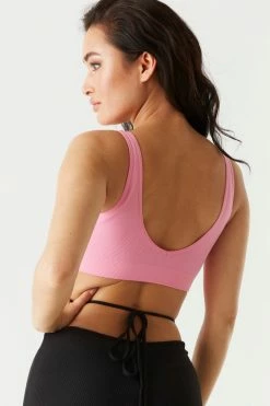 Stitches Ladies Seamless Ribbed Low Back Bralette