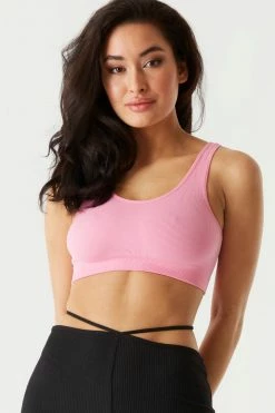 Stitches Ladies Seamless Ribbed Low Back Bralette