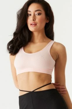 Stitches Ladies Seamless Ribbed Low Back Bralette