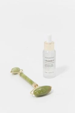 Stitches Ladies Beauty Jade Face Roller And Vitamin C Serum