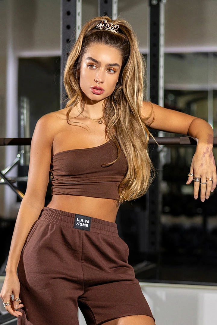 Stitches Ladies Sommer Ray Soft One Shoulder Bustier Bra 7 Stitches Ladies Sommer Ray Soft One Shoulder Bustier Bra