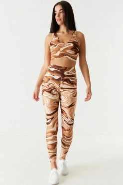 Stitches Ladies Printed High-Rise Sculpt Active Legging