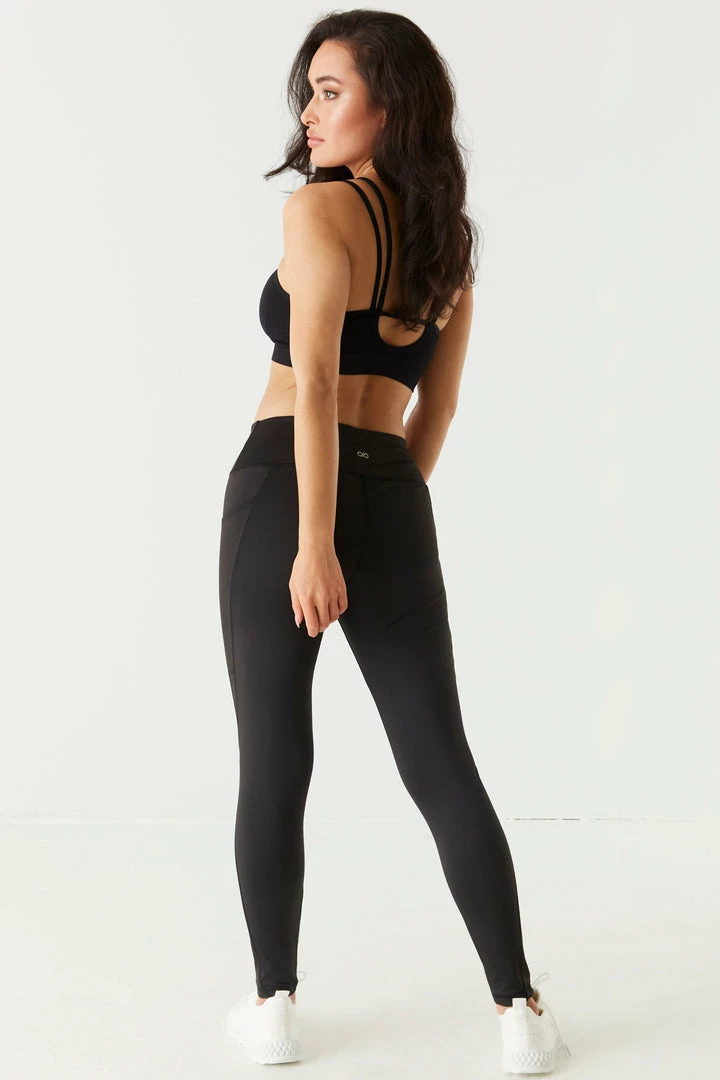 Stitches Ladies High Rise Side Pocket Legging 4 Stitches Ladies High Rise Side Pocket Legging