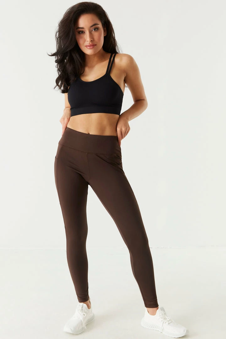 Stitches Ladies High Rise Side Pocket Legging 9 Stitches Ladies High Rise Side Pocket Legging