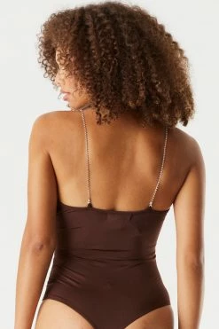 Stitches Ladies Rhinestone Strap Bodysuit 28 Stitches Ladies Rhinestone Strap Bodysuit