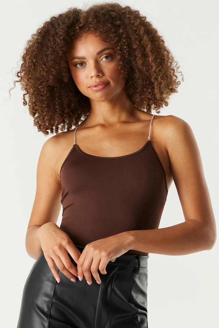 Stitches Ladies Rhinestone Strap Bodysuit 6 Stitches Ladies Rhinestone Strap Bodysuit