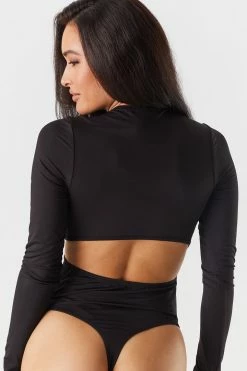 Stitches Ladies V-Neck O-Ring Cut-Out Bodysuit 28 Stitches Ladies V-Neck O-Ring Cut-Out Bodysuit