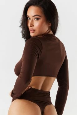 Stitches Ladies V-Neck O-Ring Cut-Out Bodysuit 23 Stitches Ladies V-Neck O-Ring Cut-Out Bodysuit