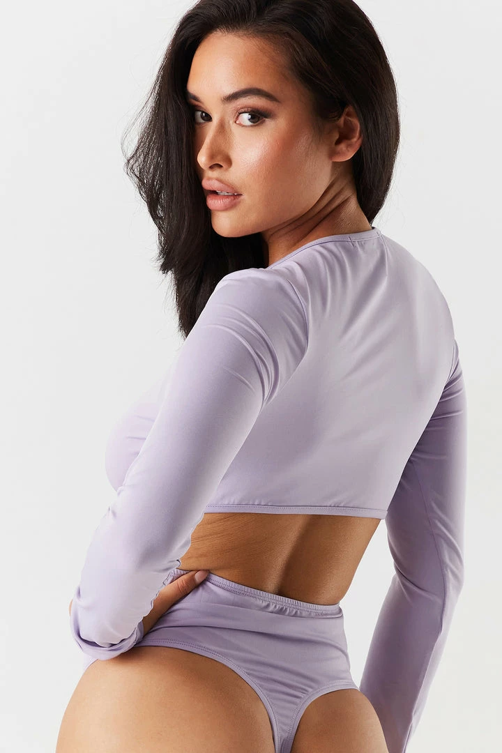 Stitches Ladies V-Neck O-Ring Cut-Out Bodysuit 19 Stitches Ladies V-Neck O-Ring Cut-Out Bodysuit