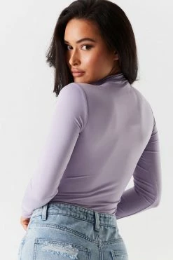 Stitches Ladies Mock Neck Cut-Out Bodysuit 27 Stitches Ladies Mock Neck Cut-Out Bodysuit