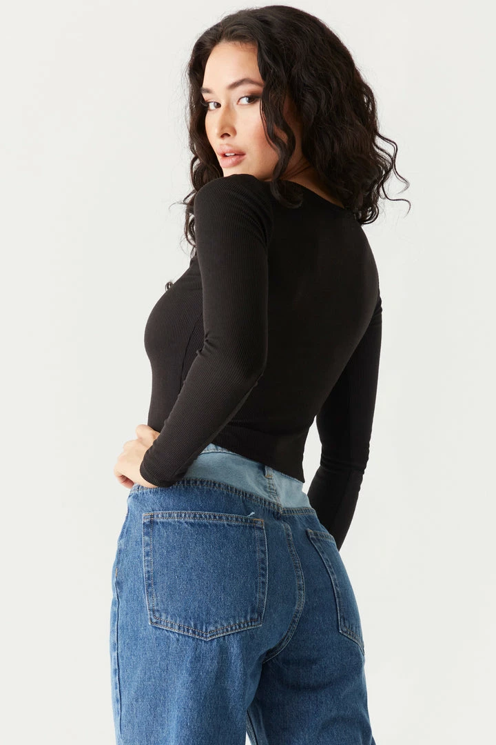 Stitches Ladies Soft Ribbed Cropped Cardigan 2 Stitches Ladies Soft Ribbed Cropped Cardigan