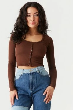 Stitches Ladies Soft Ribbed Cropped Cardigan 27 Stitches Ladies Soft Ribbed Cropped Cardigan