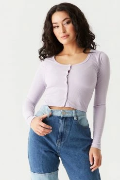 Stitches Ladies Soft Ribbed Cropped Cardigan 36 Stitches Ladies Soft Ribbed Cropped Cardigan