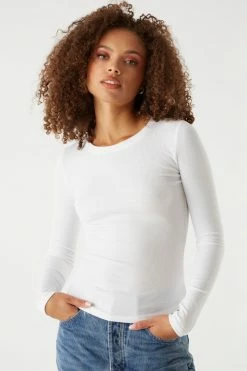 Stitches Ladies Soft Ribbed Long Sleeve Top