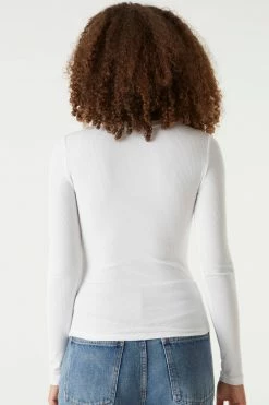 Stitches Ladies Soft Ribbed Long Sleeve Top