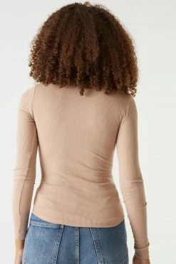 Stitches Ladies Soft Ribbed Long Sleeve Top