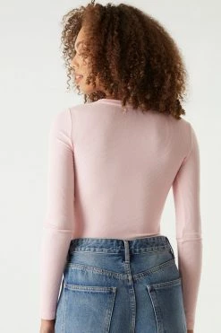 Stitches Ladies Soft Ribbed Long Sleeve Top