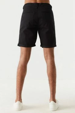 Mens Slim Fit Self-Tie Drawstring Short