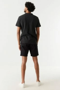 Mens Slim Fit Self-Tie Drawstring Short