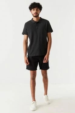 Mens Slim Fit Self-Tie Drawstring Short