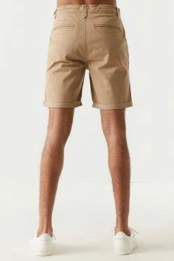 Mens Slim Fit Self-Tie Drawstring Short