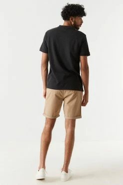Mens Slim Fit Self-Tie Drawstring Short