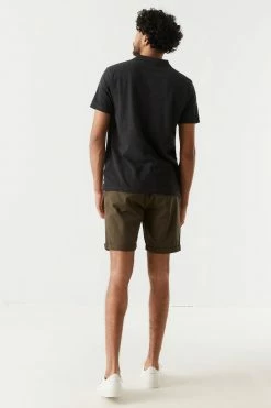 Mens Slim Fit Self-Tie Drawstring Short