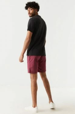 Mens Slim Fit Self-Tie Drawstring Short