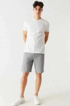 Mens Heather Print Everyday Short