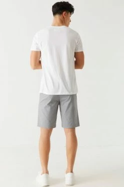 Mens Heather Print Everyday Short