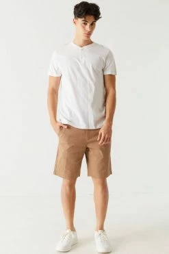 Mens Heather Print Everyday Short
