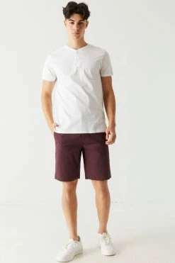 Mens Heather Print Everyday Short