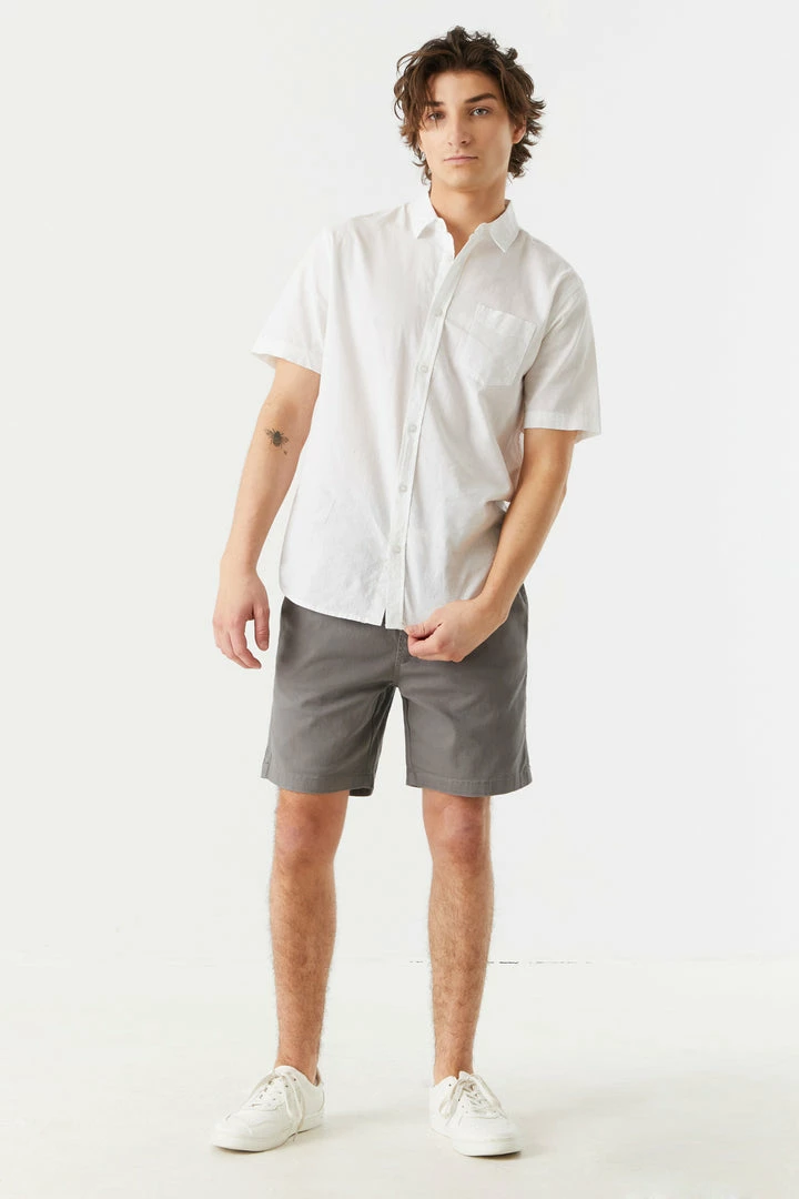 Mens Eco-Friendly Basic Drawstring Short 8 Mens Eco-Friendly Basic Drawstring Short