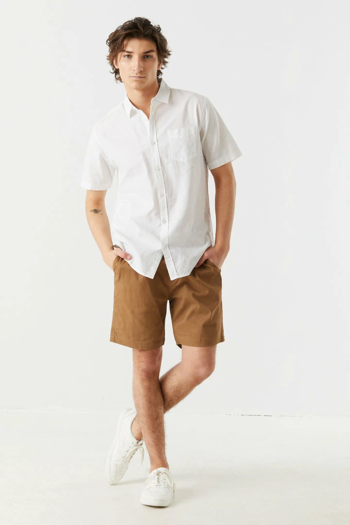 Mens Eco-Friendly Basic Drawstring Short 11 Mens Eco-Friendly Basic Drawstring Short