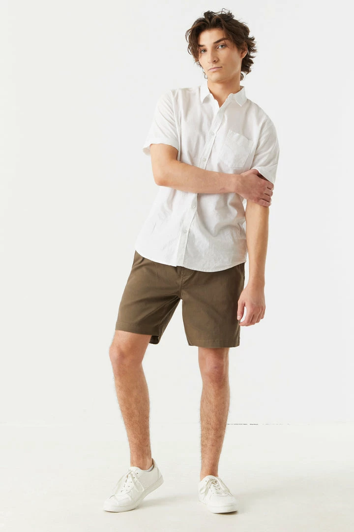 Mens Eco-Friendly Basic Drawstring Short 2 Mens Eco-Friendly Basic Drawstring Short