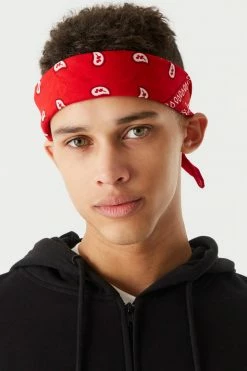 Mens Online Exclusive Paisley Print Self-Tie Bandana