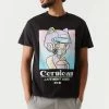 Mens Cerulean Cat Lady Graphic T-Shirt Online Exclusive