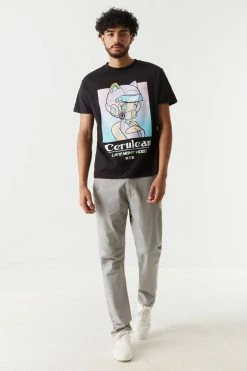 Mens Cerulean Cat Lady Graphic T-Shirt Online Exclusive 5 Mens Cerulean Cat Lady Graphic T-Shirt Online Exclusive