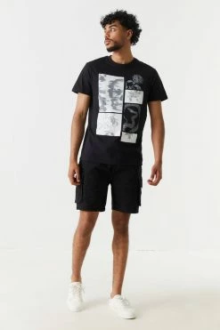 Mens Skull Snake And Rose Graphic T-Shirt Online Exclusive