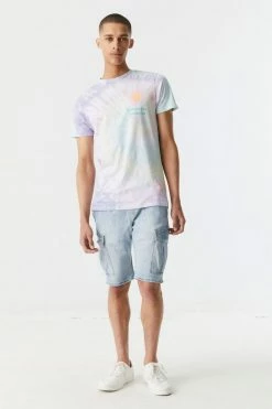 Mens Online Exclusive Tie-Dye Print Wish Everyday Was Summer Graphic T-Shirt 5 Mens Online Exclusive Tie-Dye Print Wish Everyday Was Summer Graphic T-Shirt
