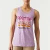 Mens Positive Vibes Graphic Tank Top