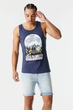 Mens Online Exclusive National Park Reserve Graphic Tank Top