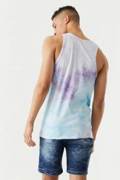 Mens Tie-Dye Print Paradise Dream Graphic T-Shirt Online Exclusive