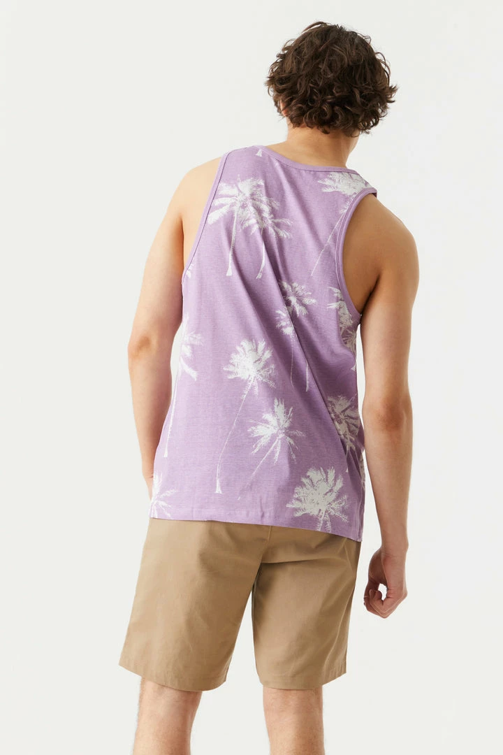 Mens Tops Faded Palm Tree Print Tank Top 11 Mens Tops Faded Palm Tree Print Tank Top