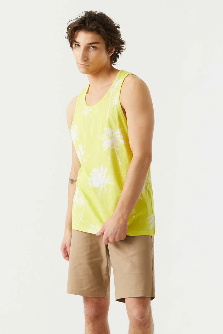 Mens Tops Faded Palm Tree Print Tank Top 13 Mens Tops Faded Palm Tree Print Tank Top