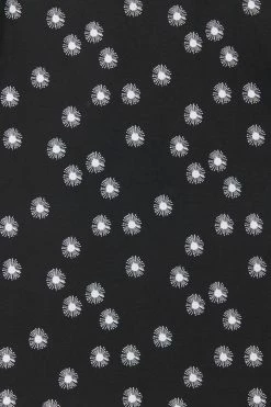 Mens Daisy Print Henley T-Shirt Tops