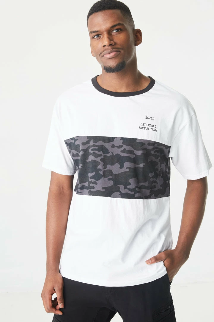 Mens Camo Graphic T-Shirt Tops 4 Mens Camo Graphic T-Shirt Tops